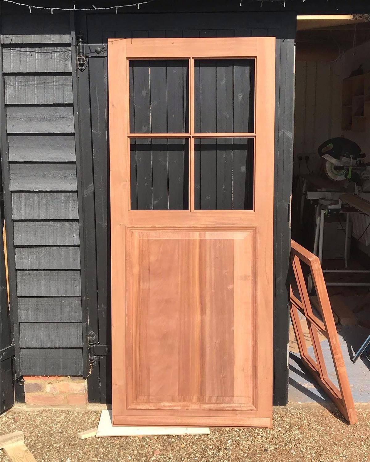 Custom oak door image